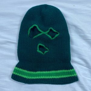 Vintage Avon Unisex Green Ski Mask